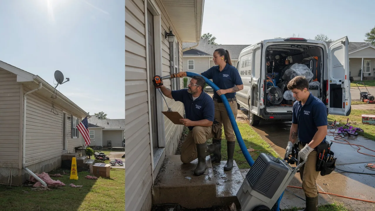 Ceiling Water Damage Restoration in Crescent, PA near me